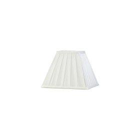 ILS20231  Leela 20cm Square Pleated Shade White